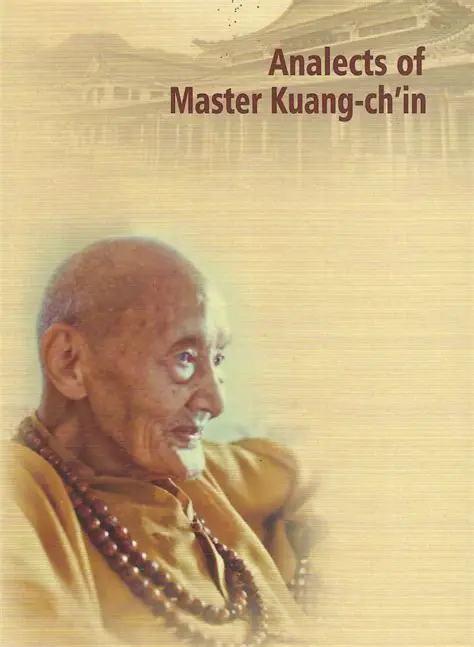 Den ærværdige mester Kuang Qins belæringer til yngre munke.